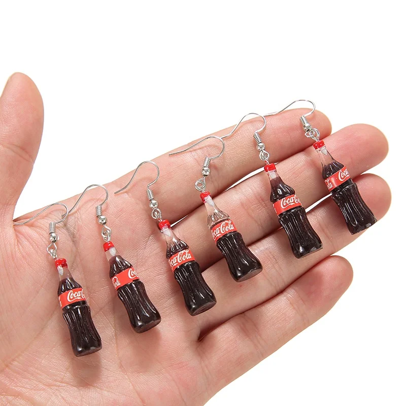 3D Кокс модные полимерные висячие серьги кокс подвески милые ювелирные изделия для девочек подарки женщин бижутерия «сделай сам»