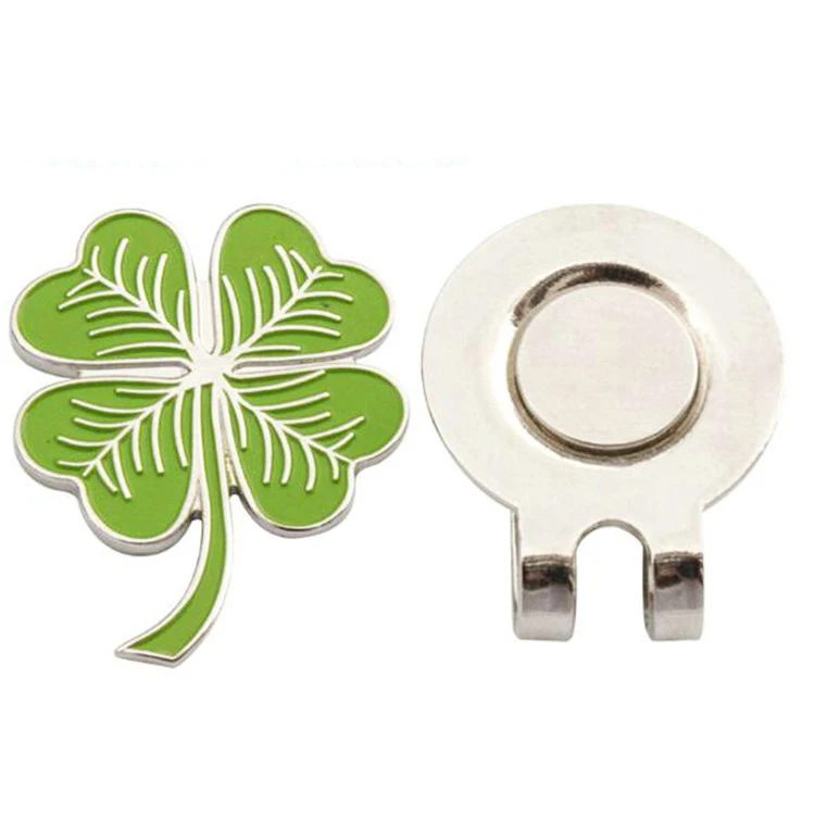 Новый стиль под заказ металлический зажим для шляпы гольфа маркер народное искусство и коллекционные пользовательские цвета логотип клиента черный никелевый