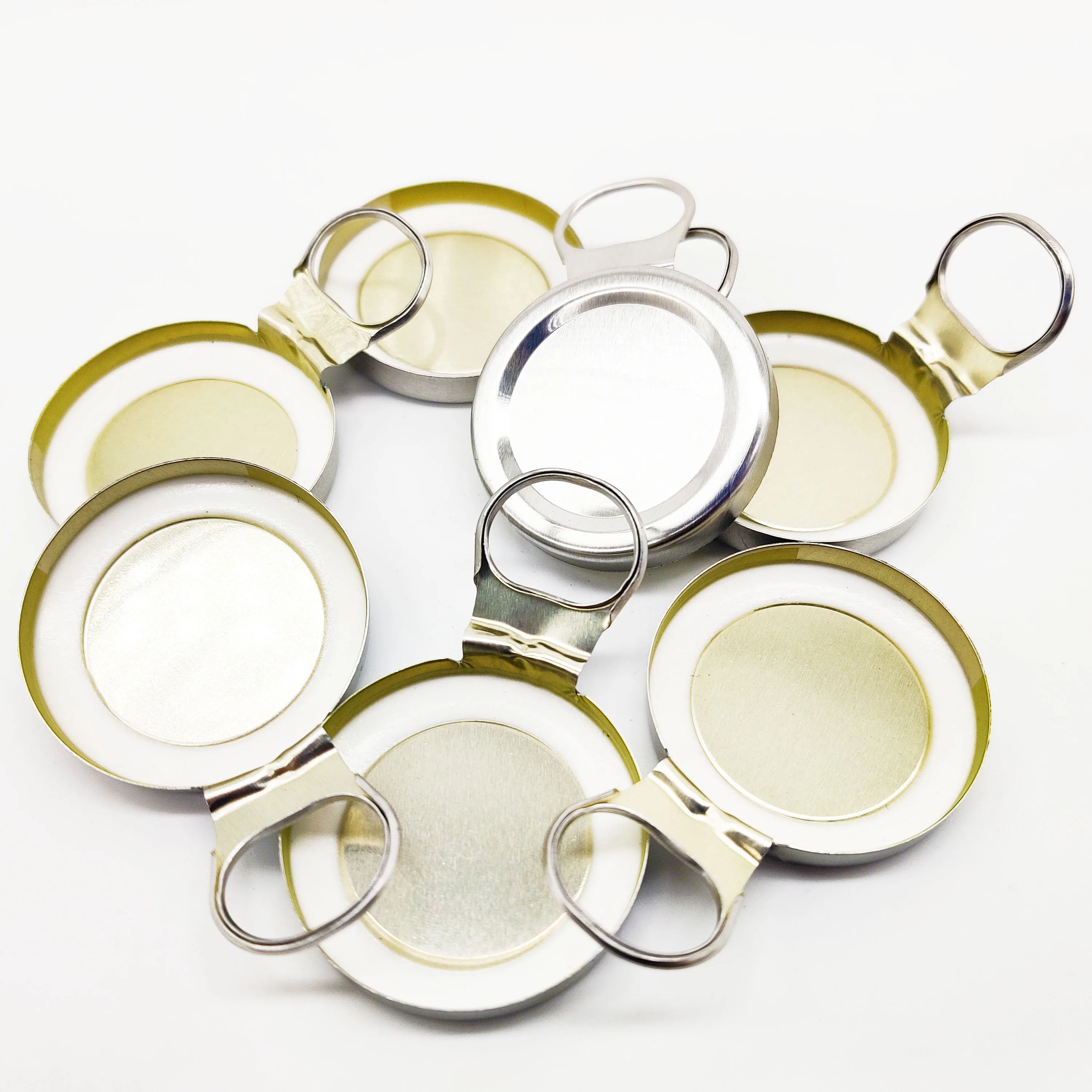 Custom 36mm High Foam Sealing Ring Tinplate Beverage Easy Pull  Beer Bottle Ringtab Crown Cap