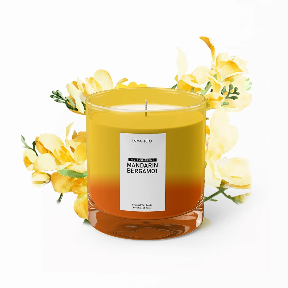 High Quality roman nordic soy candles with essential oils scented candles