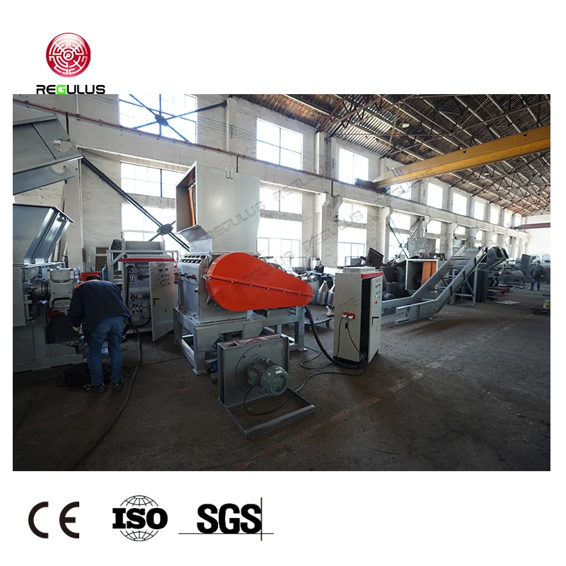 Carpets Plastics Bottles Granulator Machine Ton Bags Crusher Crushing Equipment Paperboard Crushing Granulator