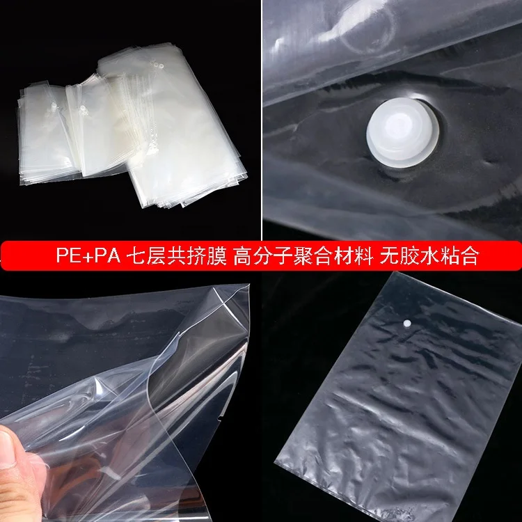 Transparent Fermented Feed Bag with One Way Degassing Valve PA PE Material Air Valve Feed Bag