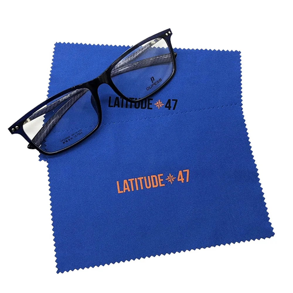 Custom Logo Microfiber Lens Cleaning Cloth Eye Glass Cleaning Cloth