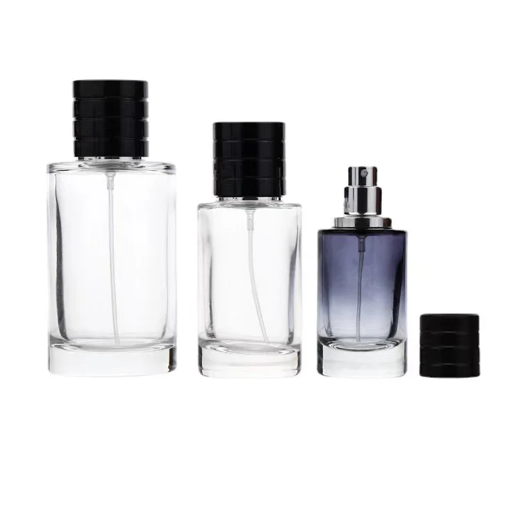 High Quality Luxury Bottle Perfume Glass 50ml With Magnetic Perfume Cap And Manual Box