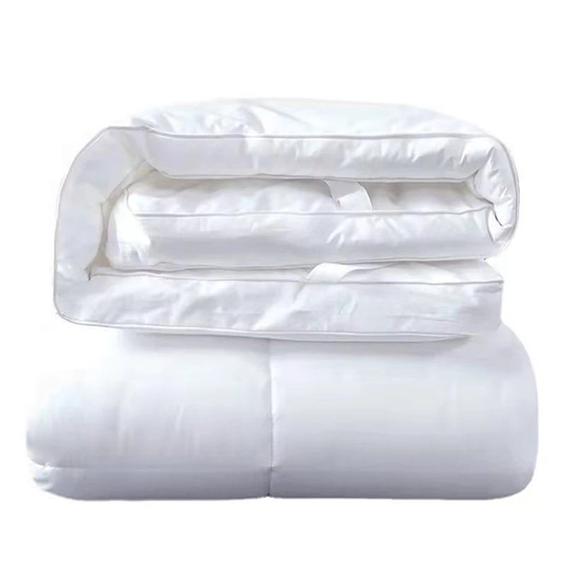 100% Cotton Thick Three-dimensional Duck Down Hotel White Mattress Topper And Bed Mattress Cover Protector Mattress