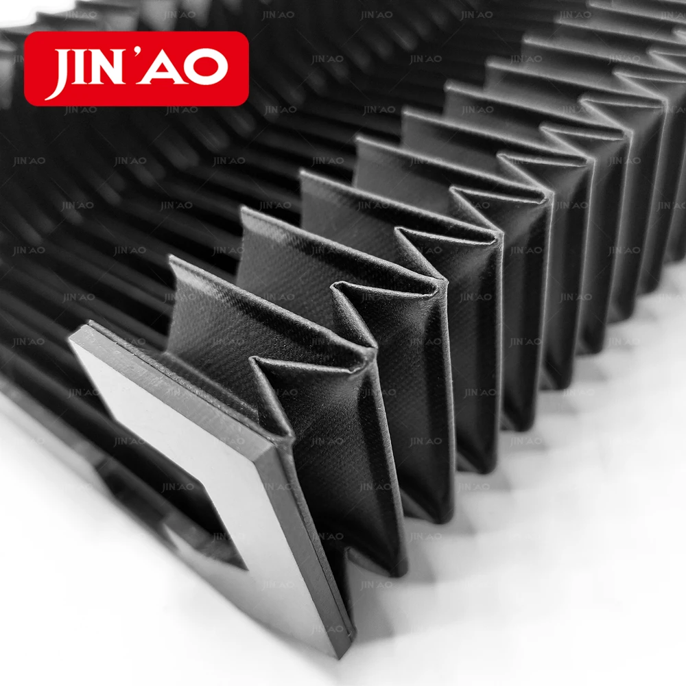 CNC Organ Shield Protective Dust Cover Fabric flexible Accordion Bellow Cover