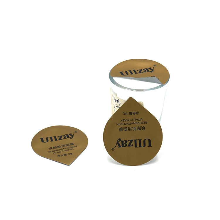 Easy Peel Die Cut Aluminum Foil Lids