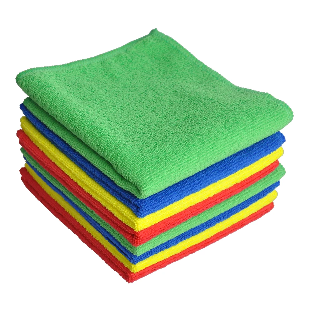Factory personalized Customization Household 40*40cm 8020 polyester polaymide Microfiber Towel Cleaning Cloth For Kitchen