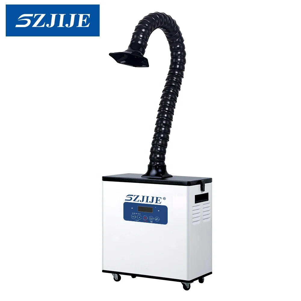 SZJIJE 100W Movable Soldering Dust CO2 Fume Extractor Laser Marking Smoke Extractor