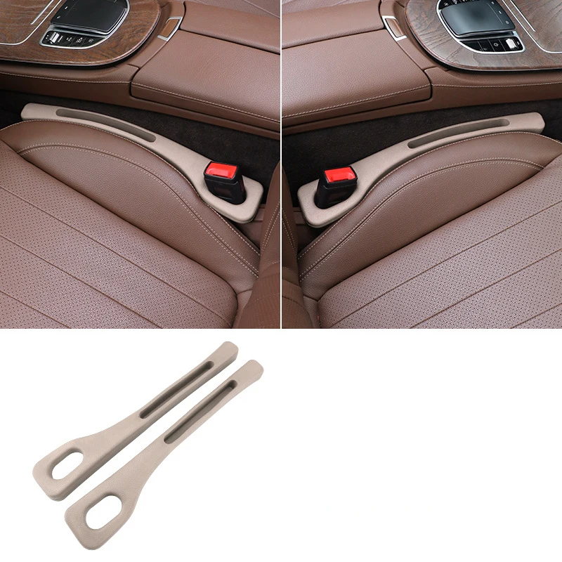 Universal Elastic Leather Grain Console Car Seat Gap Filler Custom Model Cover for Auto Accessories Interior Decor