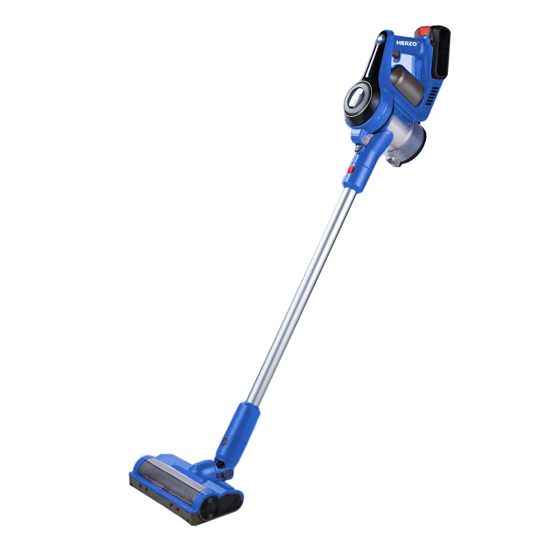 HERZO 18V Cordless Vacuum Cleaner with 1L Capacity and Copper Motor 130W-230W Power Tools