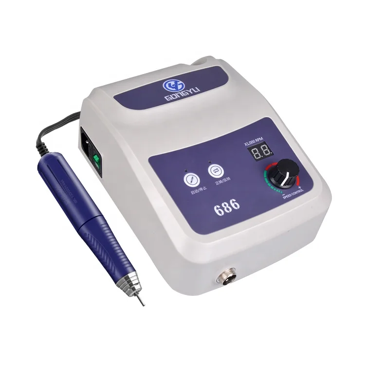 2027 AT-CM-041&A9 50000rpm nail desk lamps for manicure micromotor