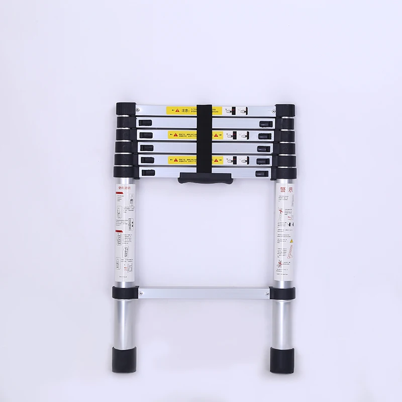 Customized Size Telescopic Aluminium Ladder extension ladder with hook