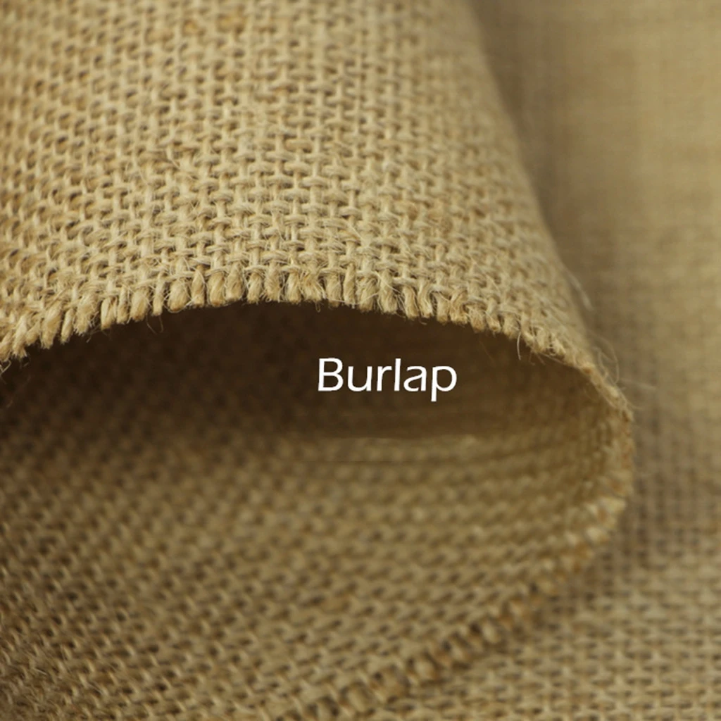 Wholesale Organic Jute Cloth Hemp Fabric 100% Jute Fabric Printed Burlap Fabric