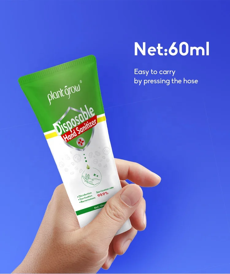 
wholesale 100ml 75% Alcohol Gel disinfectant antibacterial liquid Disposable Hand Sanitizing Gel 