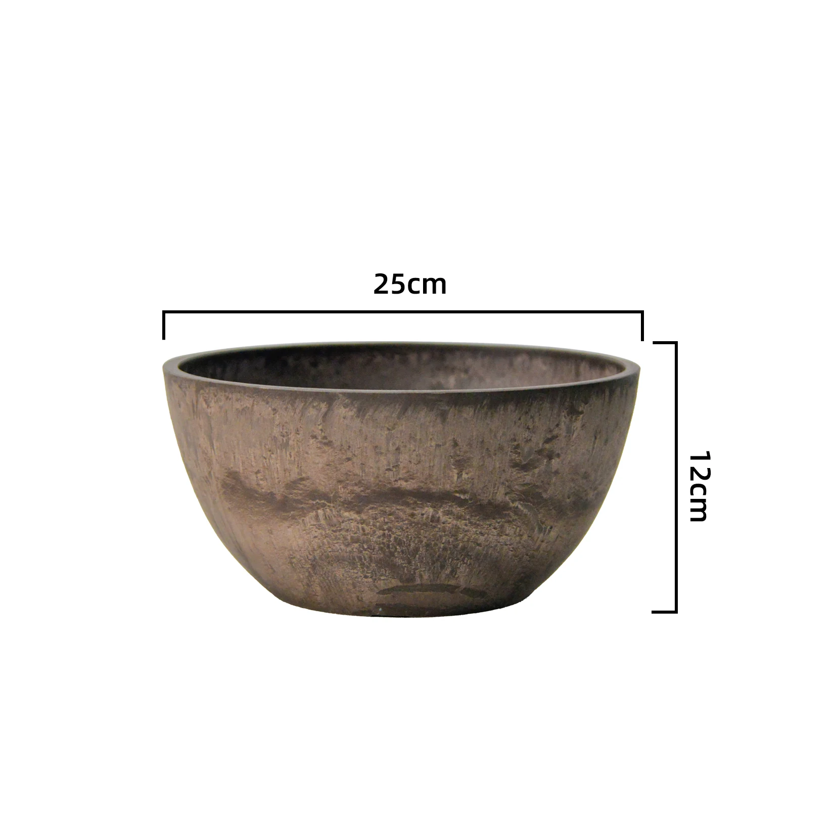 Natural stone pattern unbreakable Resin Flower Pot  Green Europe Style Time Lead Modern VASE Floor Garden Plant