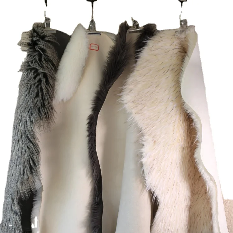 
Wholesale long hair 100% polyester fabrics faux fur area carpets for indoor living room floor 