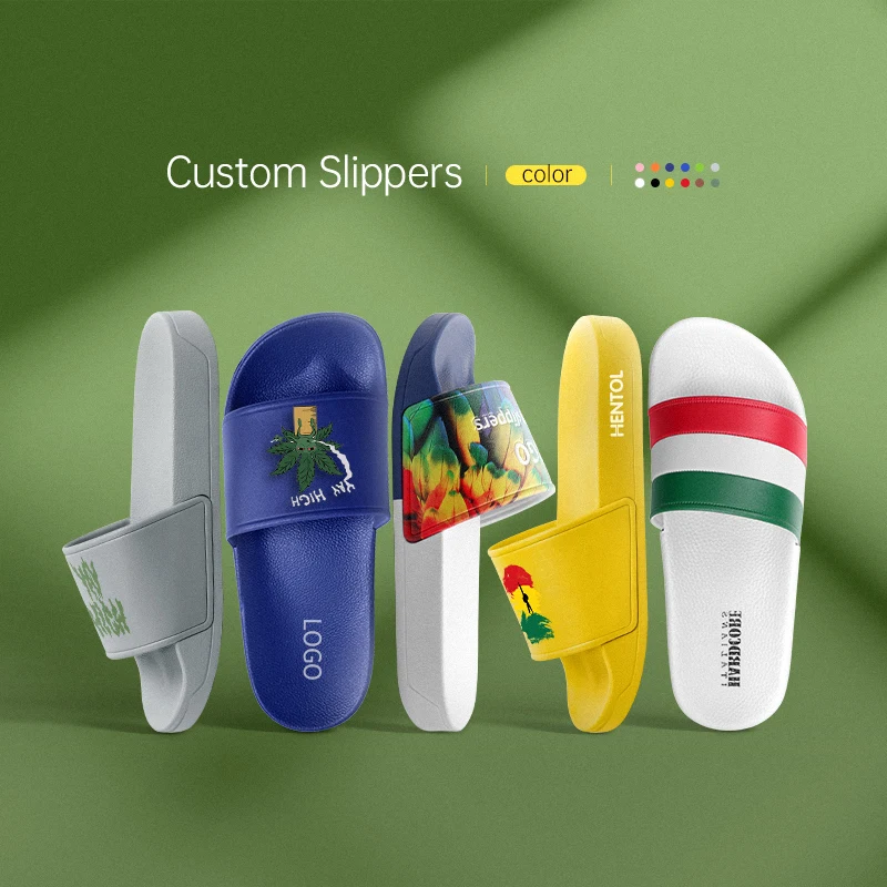 Low Price Slippers Custom Logo Slide Sandal Soft Cushion Slide Beach Slippers New Style Summer Sandal House Custom Slippers