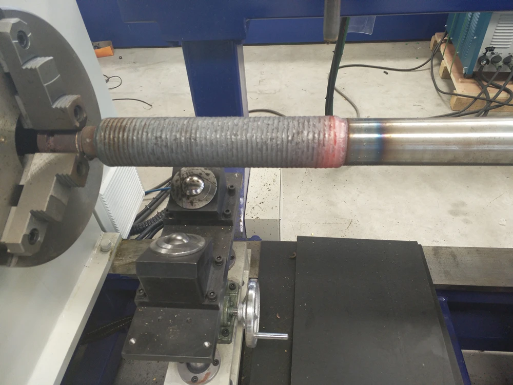 5 axis Cnc Control Welding Machine for Hydraulic Cylinder, Piston Rod, Lock Ring, Internal External Cladding Repair