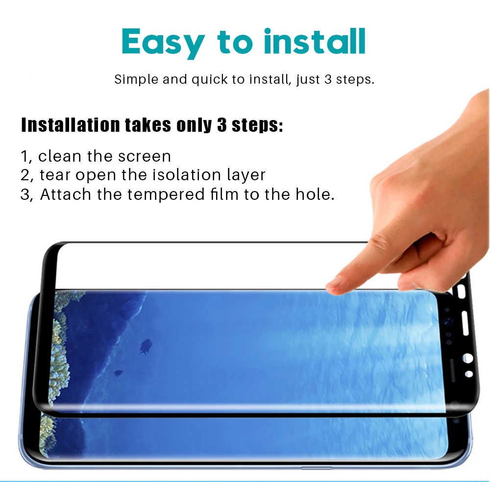 Wholesale Anti-Scratch Tempered Glass Screen Protector For Samsung Full Range Anti-Fingerprint Full Coverage Phone Glass Film