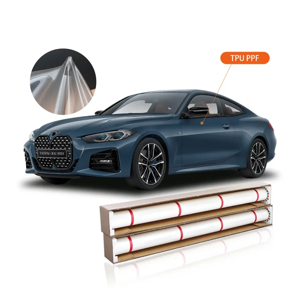 Глянцевая прозрачная пленка PPF 1 52*15 м высокая керамическая для автомобильных кузовных пленок