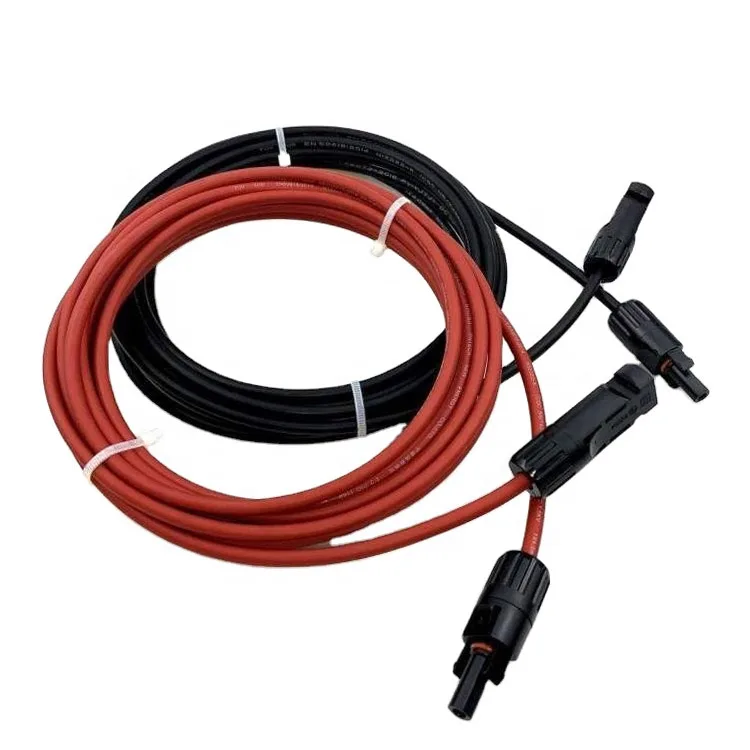 4mm Panel Single Core Solar Power System Cable 1500v Dc Pv1-f 6mm Pv Solar Power Cable 2.5mm 6mm 4mm