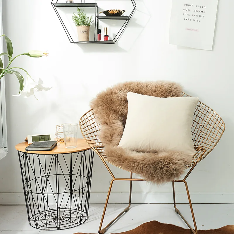 Skin-friendly breathable Classic european casual candy pure color suede cushion cover for sofa use