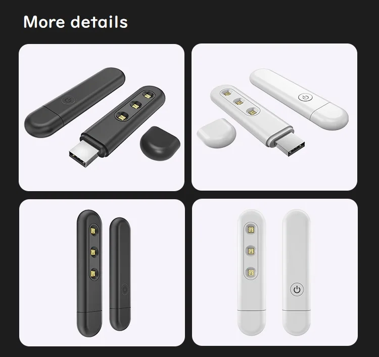 USB UV анти-бактерицидная светодиодная лампа UVC стерилизатор