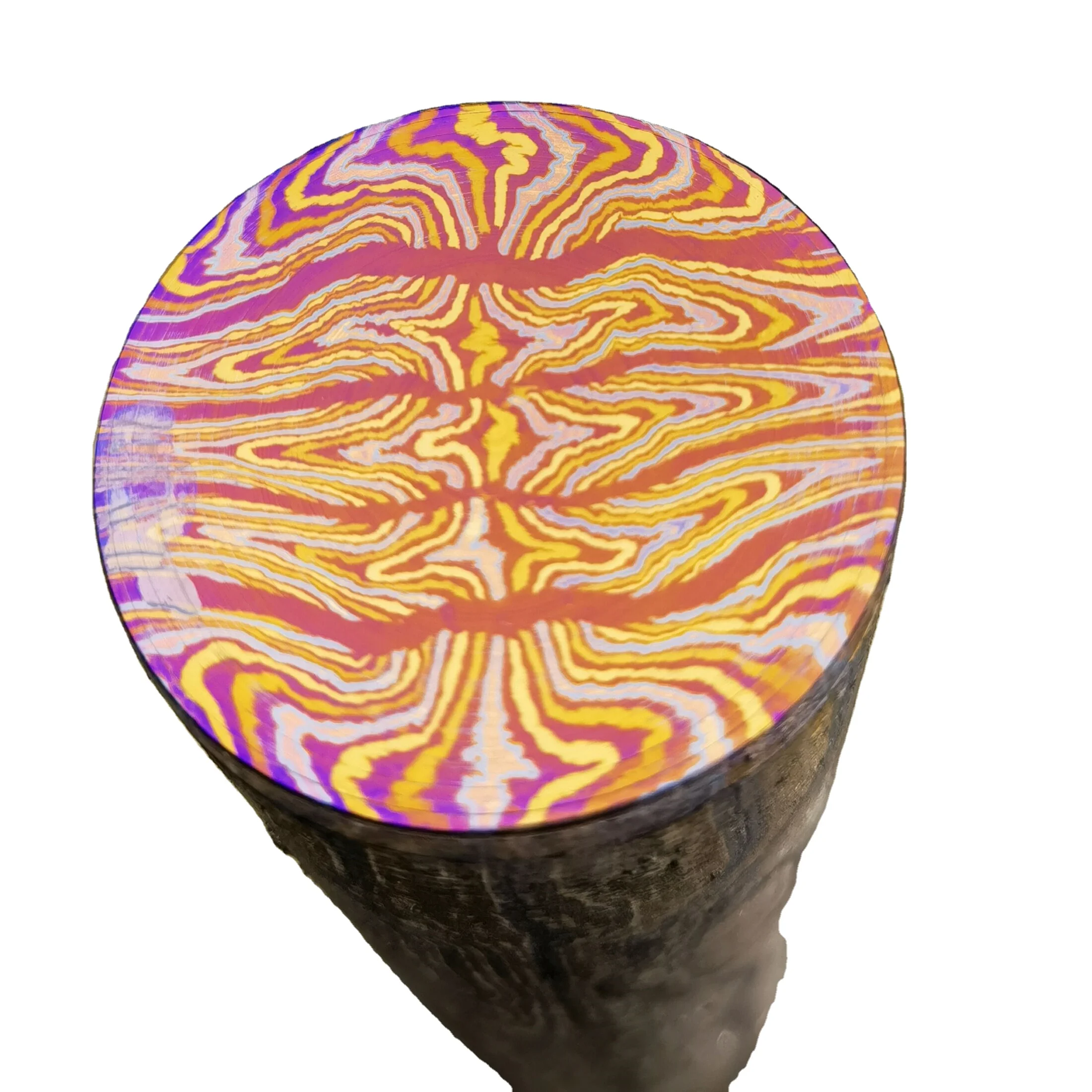 SML Custom Timascus Mokuti Titanium Damascus Rods And Bar