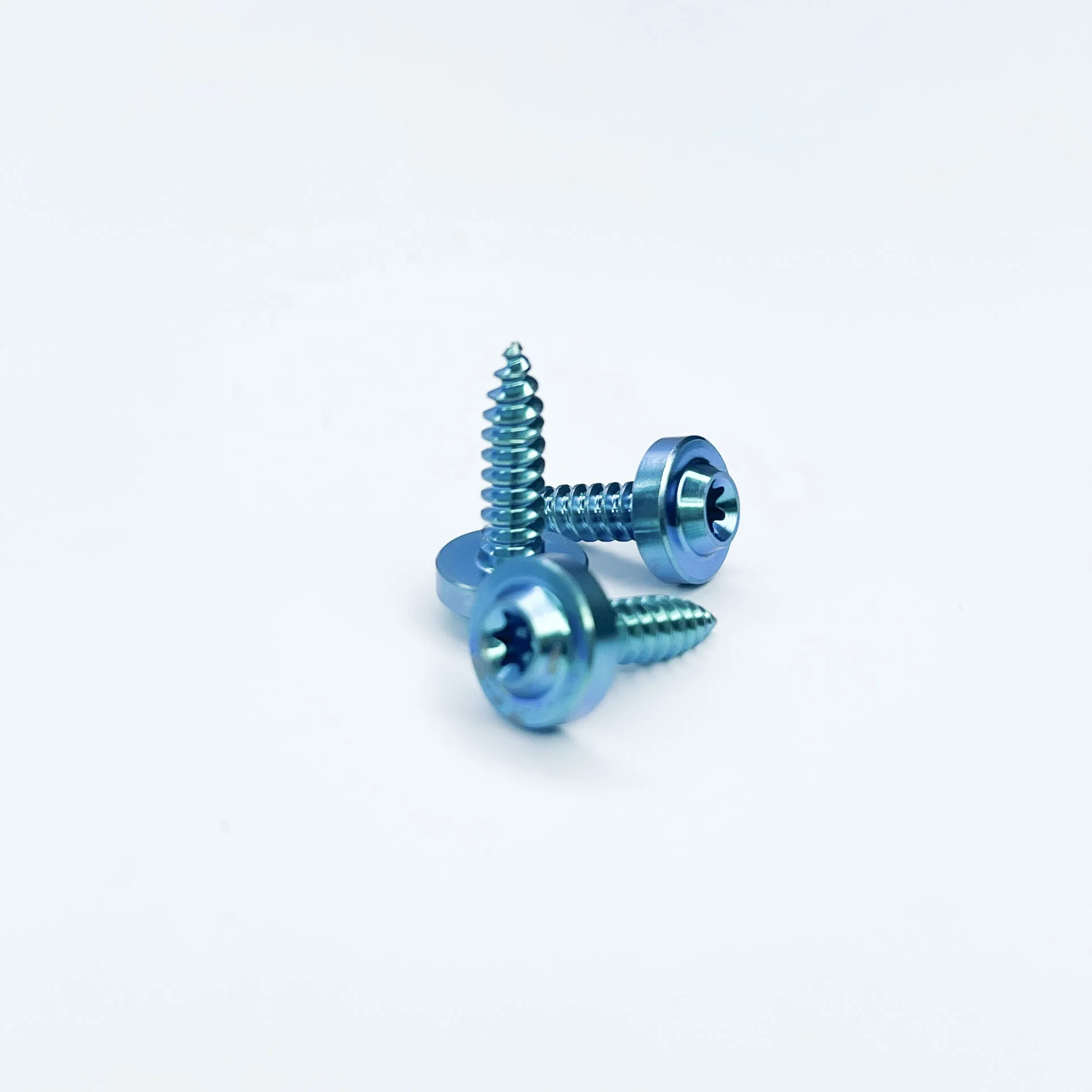 Custom Made Nonstandard Anodized Titanium Special Head Torx Flying saucer head Self Tapping Screws For Motorcycle
