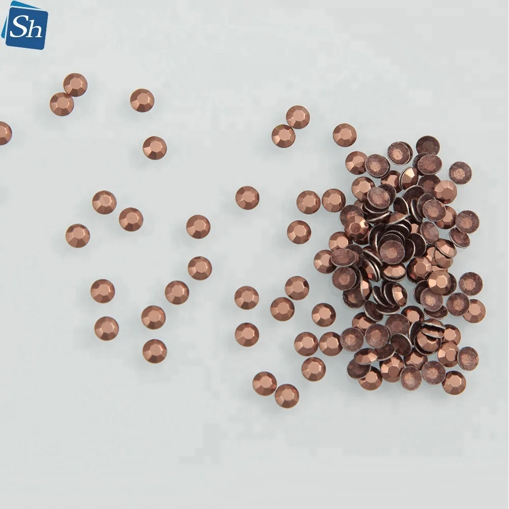Wholesale Transfer Iron On Rhinestuds 2mm 3mm 4mm 6mm Rhinestud Hot Fix Octagon For Clothes Dancing Dress Lady Suits