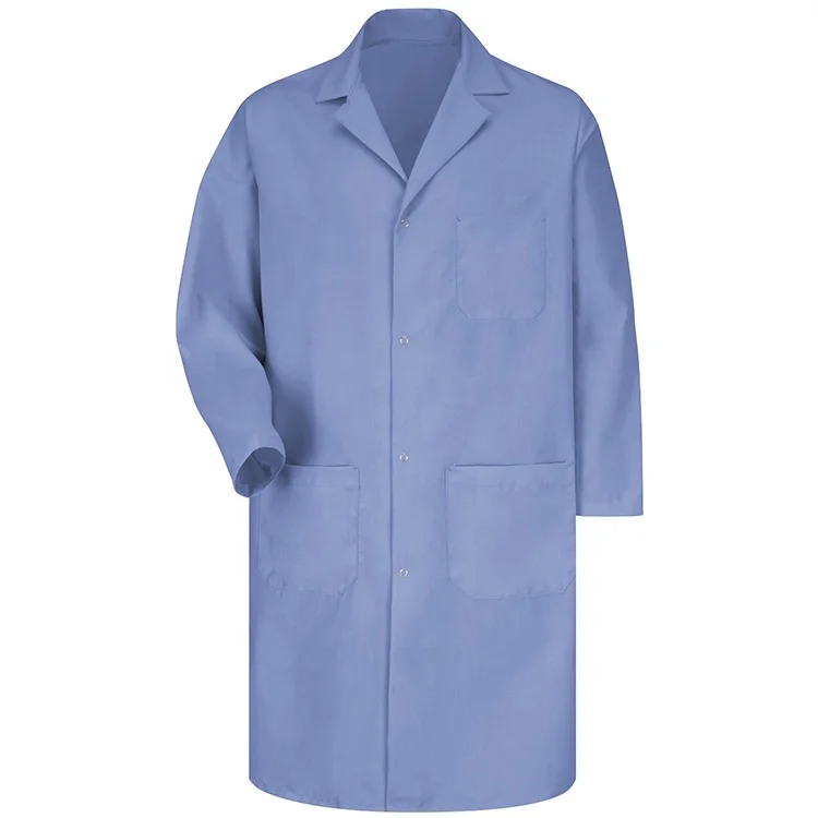 Unisex Laboratory Warehouse Doctors Coat White Long Sleeve Healthcare Hospital Nurse Doctor Uniform Lab Coat