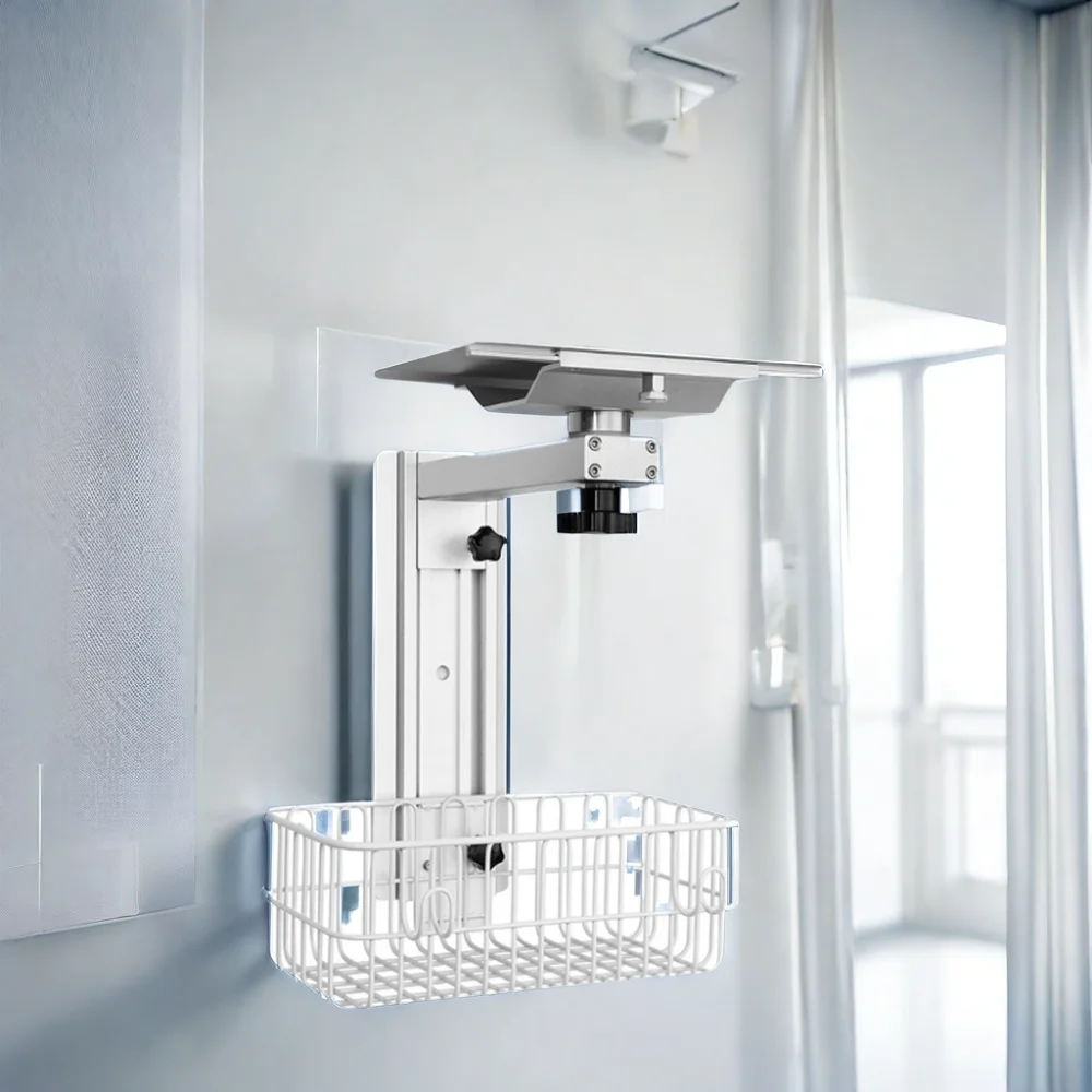 Hospital furniture trolley Aluminum medical bracket Wall mounted monitor bracket for medical equipment