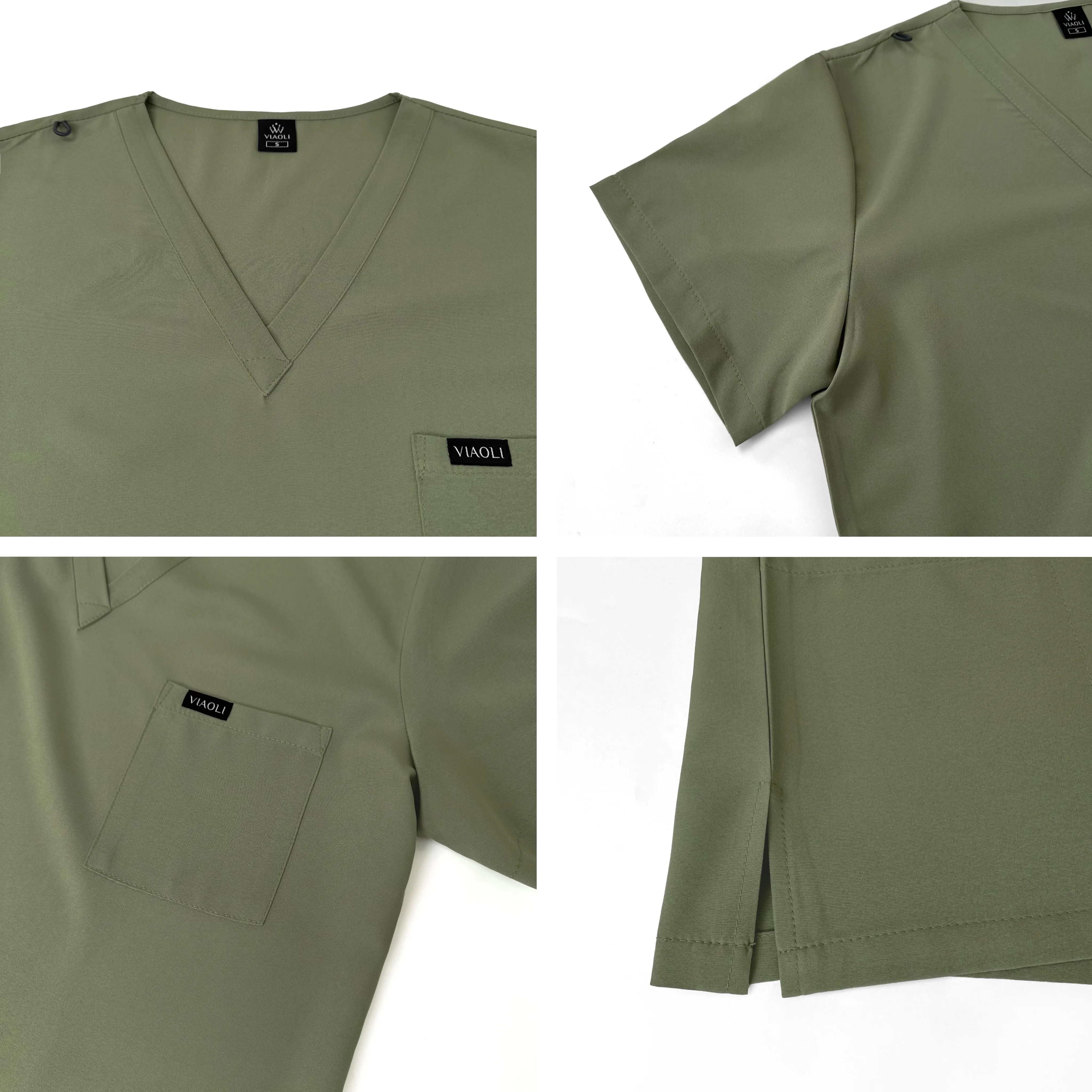 Anti-Wrinkle Soft Premium Fabric Washable Nursing Scrub Sets for Women Nursing Scrub Uniforms Hospital Nursing Scrub Uniforms