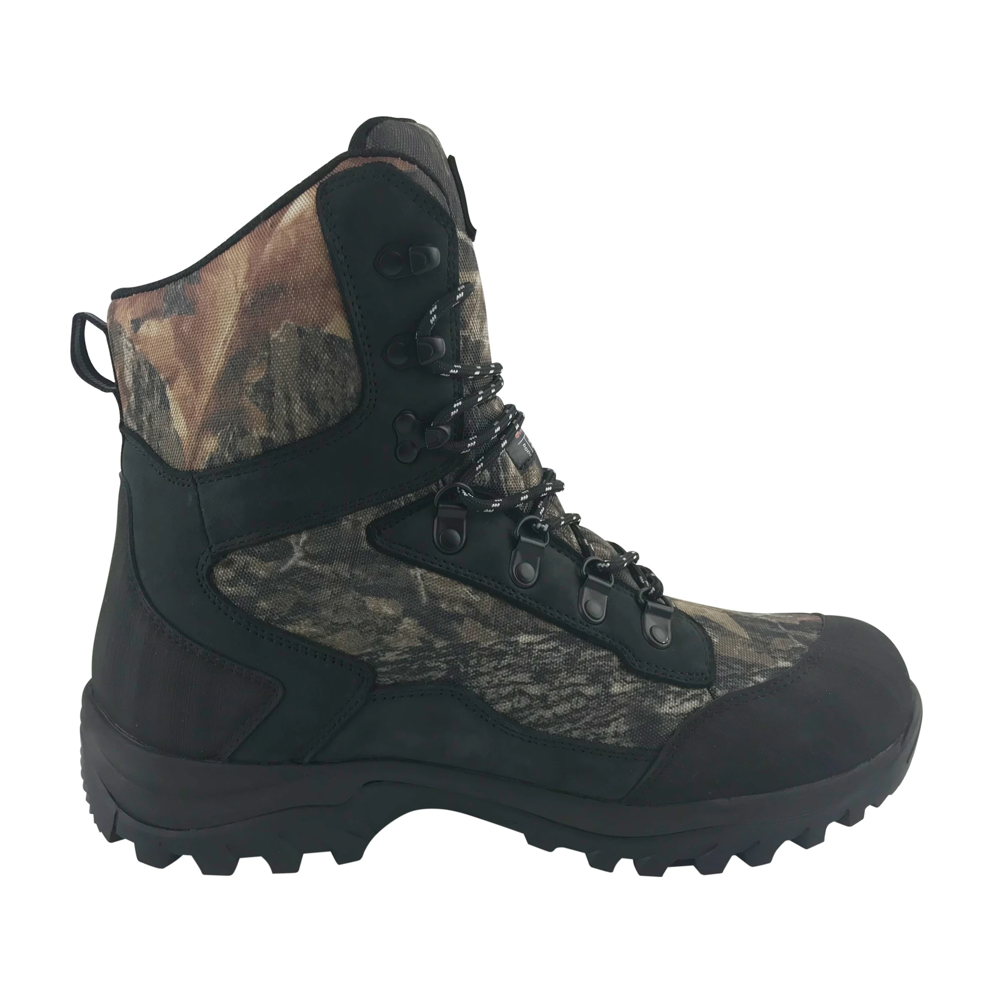 Модная обувь с высоким берцем кожаная противоскользящая износостойкая Мужская Уличная