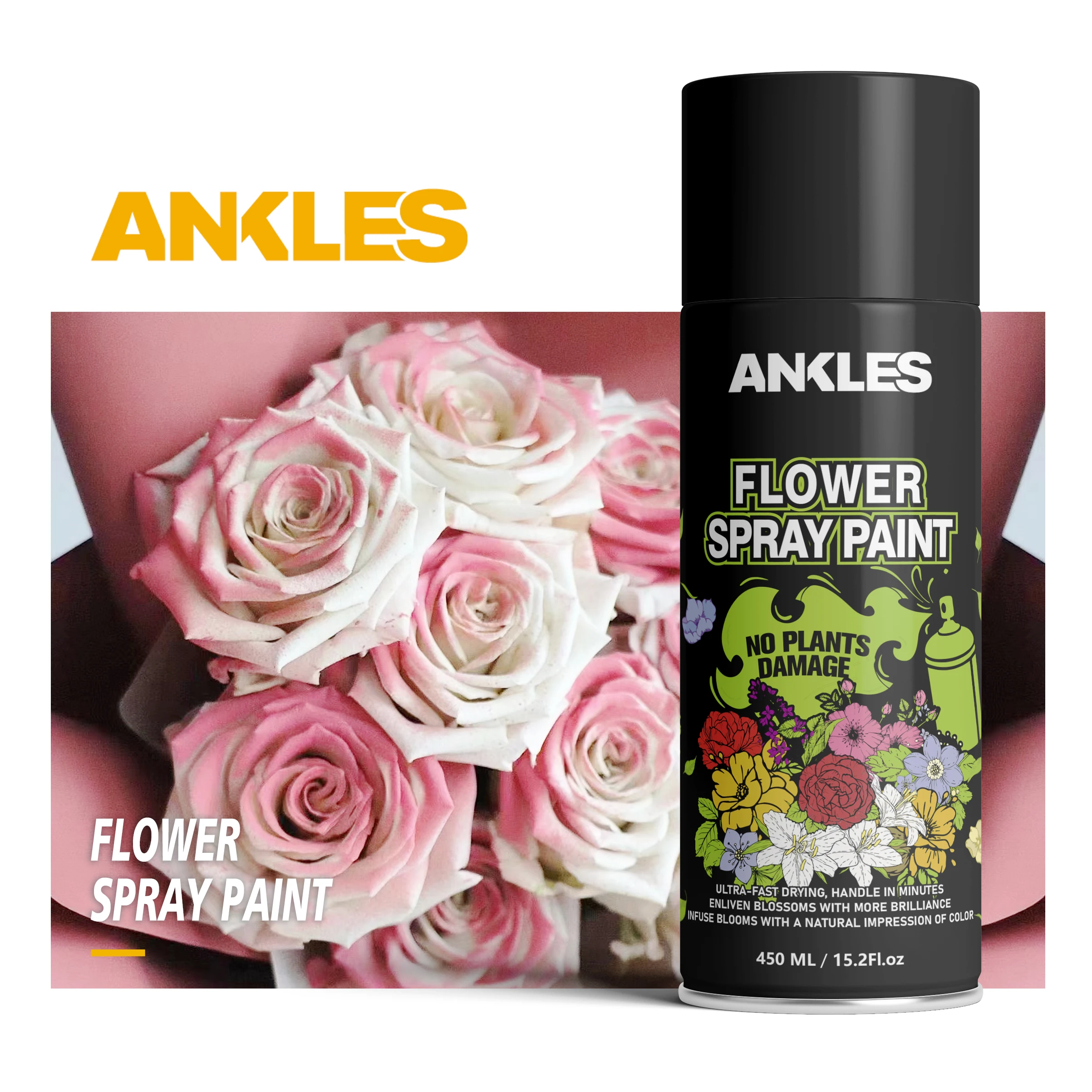 ANKLES Wholesale New Colour Flower Spray Paint for Fresh Real Flowers Design Master Flower Spray Paint