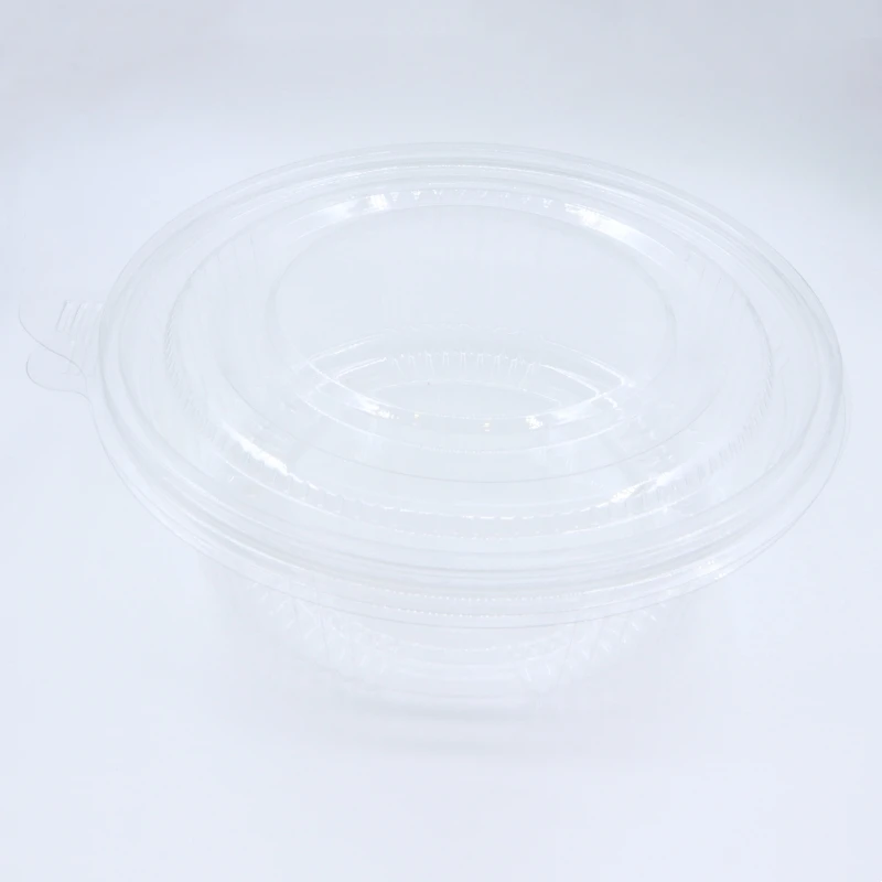 custom PET plastic Fruit Container food Grade transparent Embossing Box