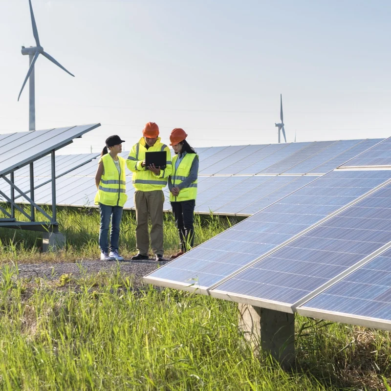 Solar Panels And 5KW 10KW Wind Turbine Generator Hybrid Wind Solar Power System for Home Use