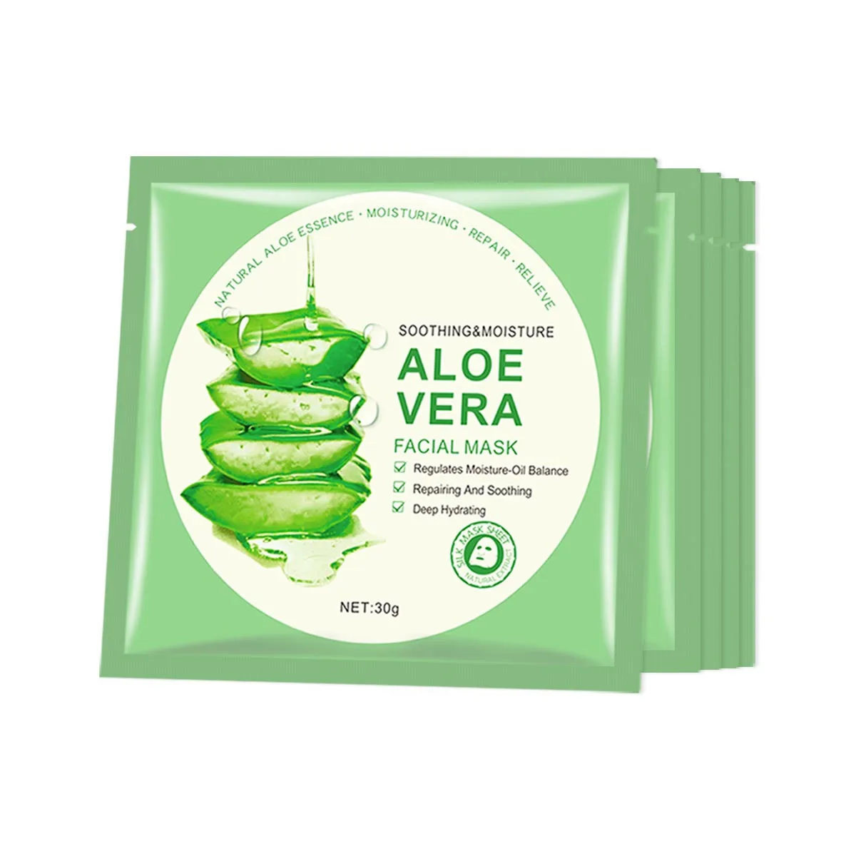 
Free Sample Organic Moisturizing Cleansing Olehana Honey Rose Facial Mask Aloe Vera 