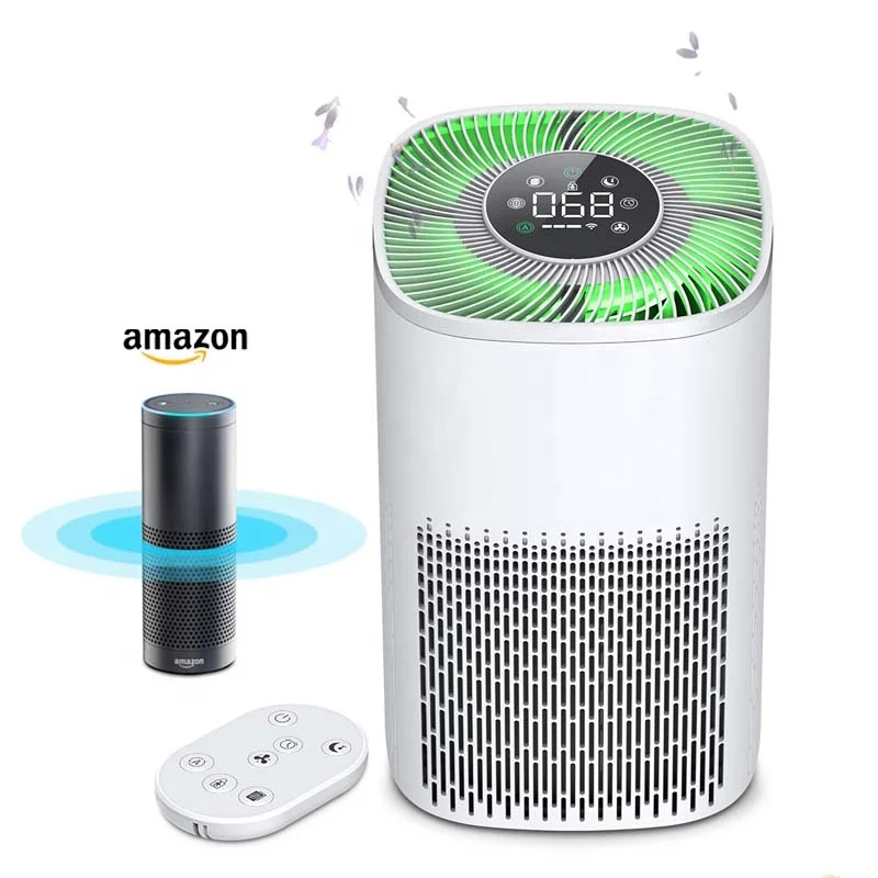 2023 factory OEM smart air purifier for home office smart air purifier with wifi voice control smart air purifier
