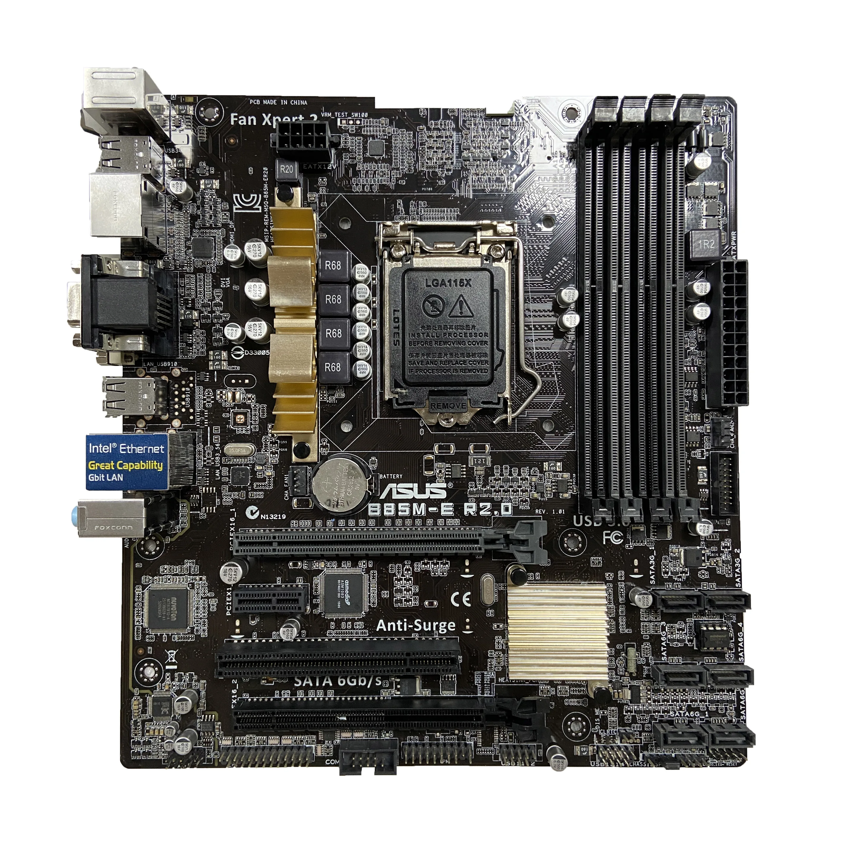 Motherboard B85M-E R2.0 with Inter B85 LAG 1150 32GB DDR3 for desktop computer motherboard