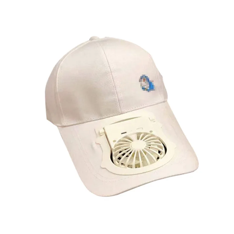 Women Men Portable Fan Sun Hats Rechargeable Battery Outdoor Travel Baseball Cap Summer Cooling Usb Charging Fan Caps
