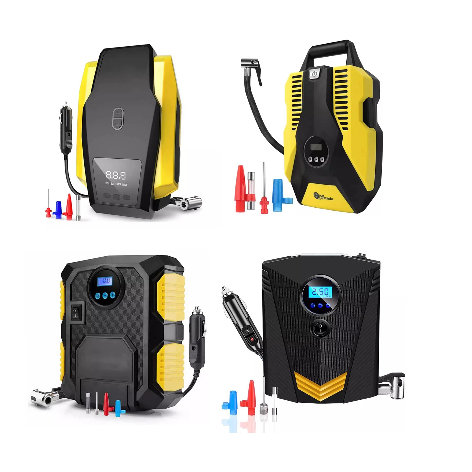 Portable Dc 12v Mini Car Air Compressor Mini Inflatable Pump Portable Car Tires Car Pump Air Compressor