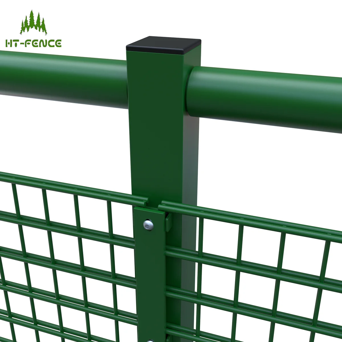 HT-FENCE китайская фабрика пластиковые садовые ограждения 8*12 оцинкованные стальные