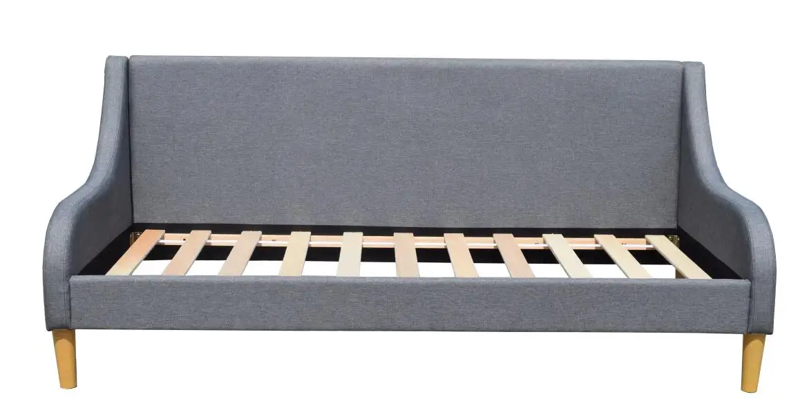 High Quality Indoor Furniture modern design 3 seater sofa cum bed linen fabric adult day bed