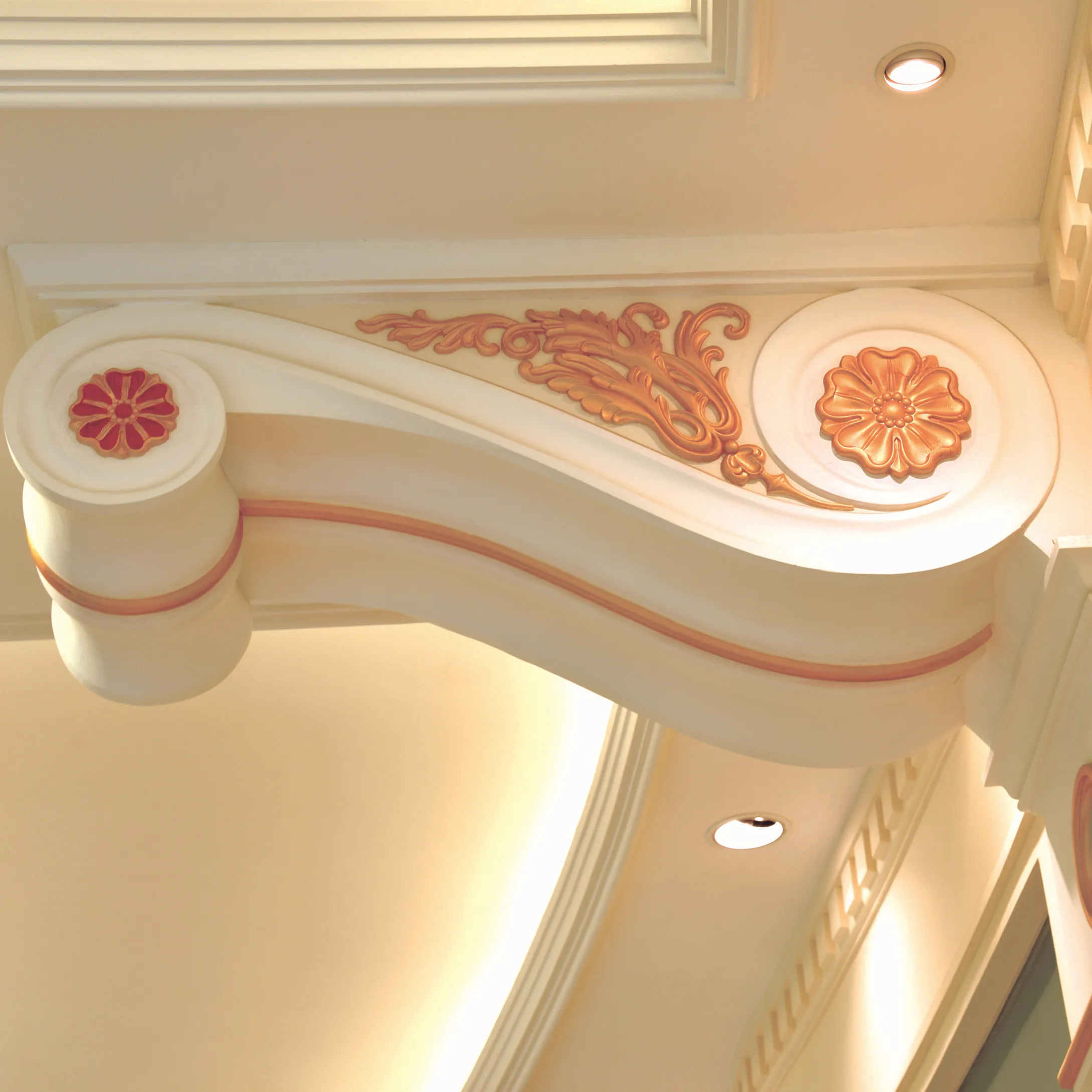 Decorative corbel gypsum nice design molding Brackets wholesale