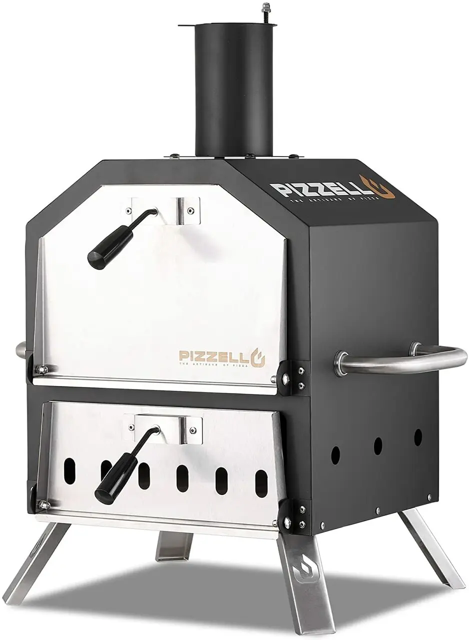 Danlong new outdoor portable double outside wood fired pizza oven wood burning