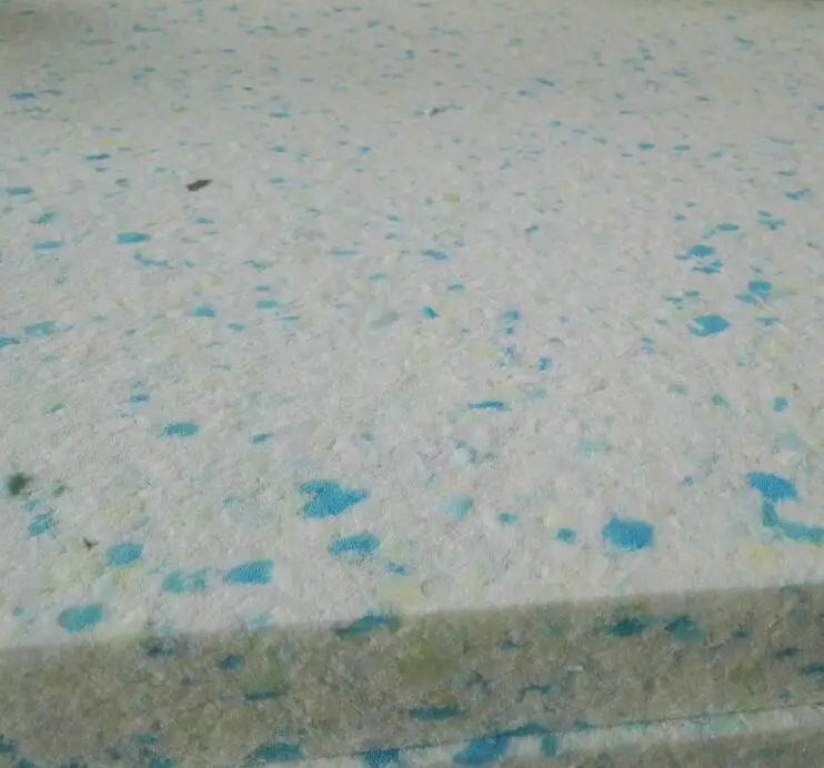 80 density rebonded foam bonded foam for mattress /rebonding foam for sofa /Chair cushion rebonded foam
