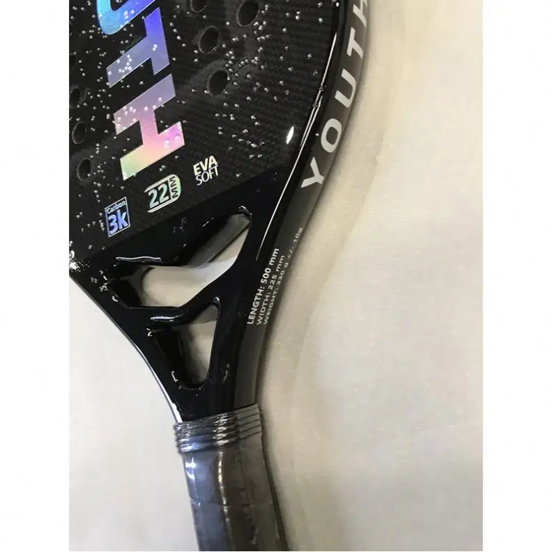 Wpadel Beach Tennis Racket Sale Top Quality Transparent Padel Racket Frame Protector Rim Printed
