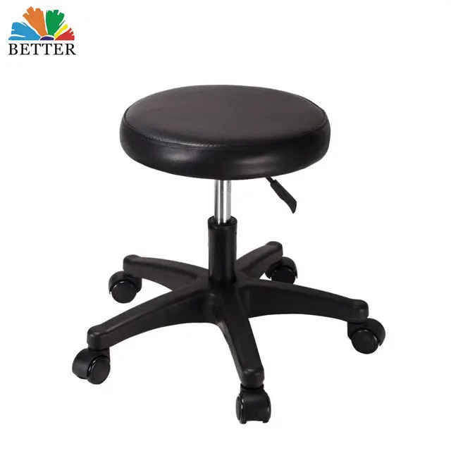 Cheap Height Adjustable Round Shape Pu Leather Seat Massage Bar Stools